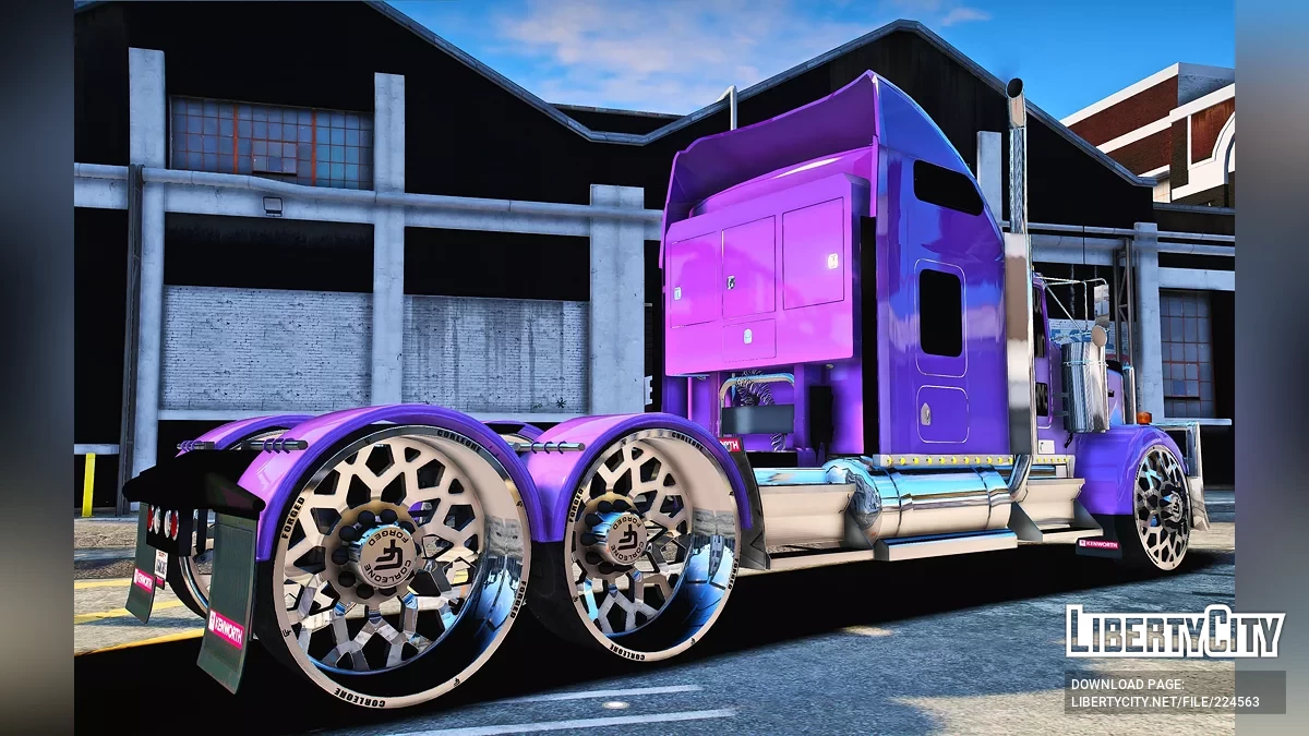 2014 Kenworth Big Rig On Corleone Forged Wheels / GTA 5