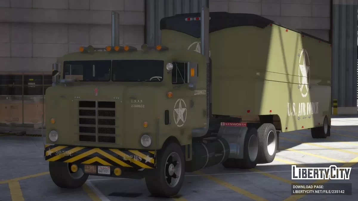 Kenworth 523 Bullnose '55 & Fruehauf Trailer '46-'55 / GTA 5