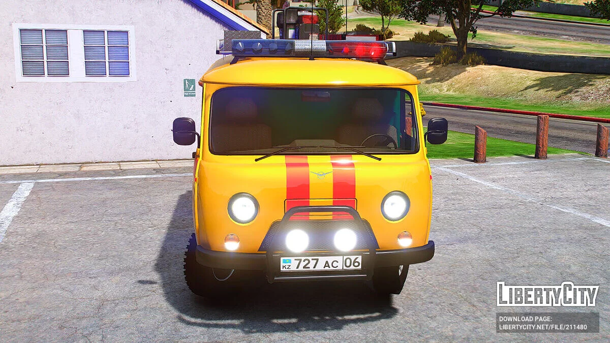 1989 UAZ 3962 Газовая аварийная служба Казахстана [Add-On | KZ Plates | Extras] / GTA 5