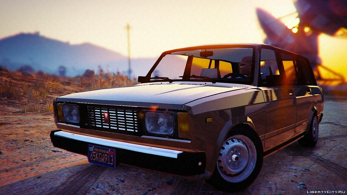 Скачать Lada 2104 Station Wagon [Add-On / Replace] v1.2 для GTA 5