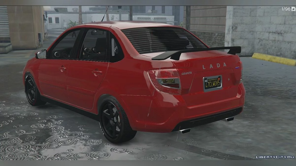 Лада Гранта Седан + тюнинг / GTA 5