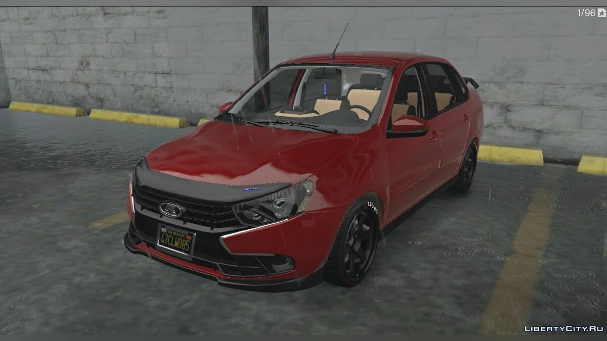 Лада Гранта Седан + тюнинг / GTA 5