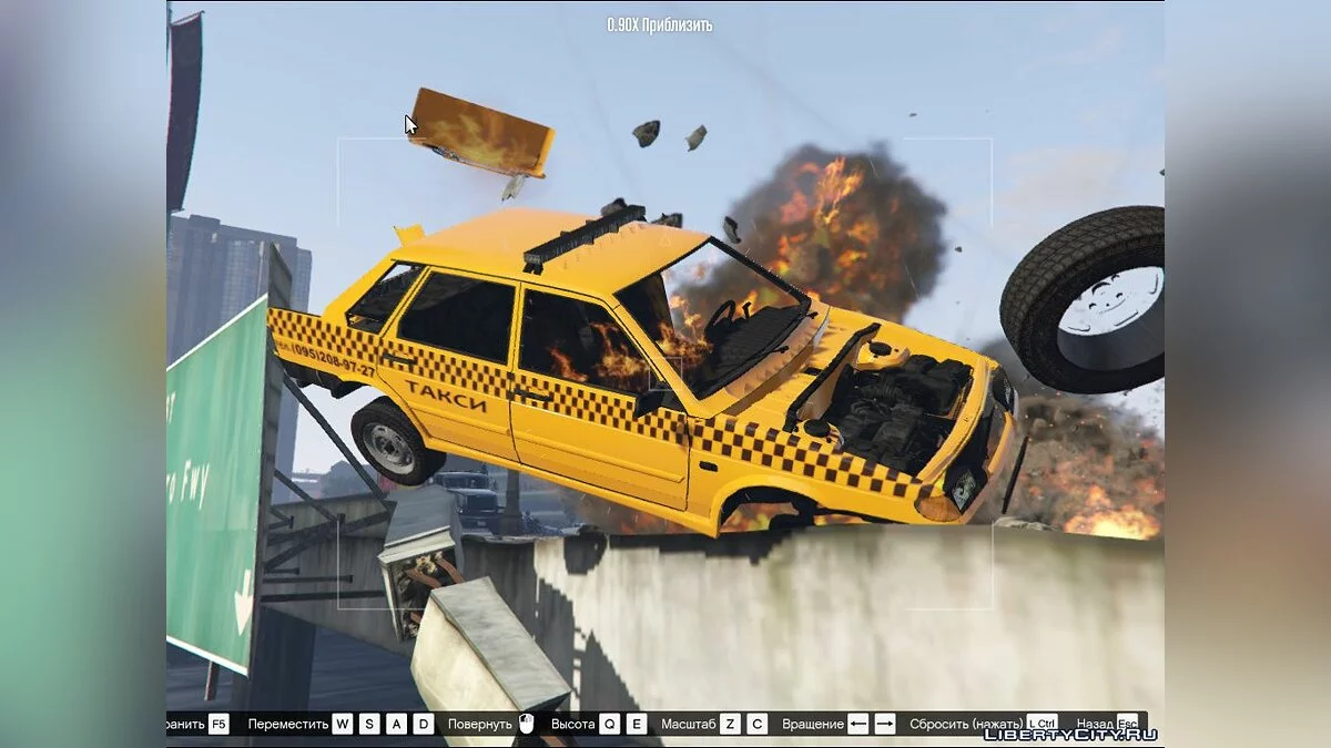 ВАЗ 2115 ТАКСИ / GTA 5