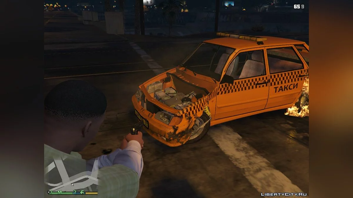 ВАЗ 2115 ТАКСИ / GTA 5