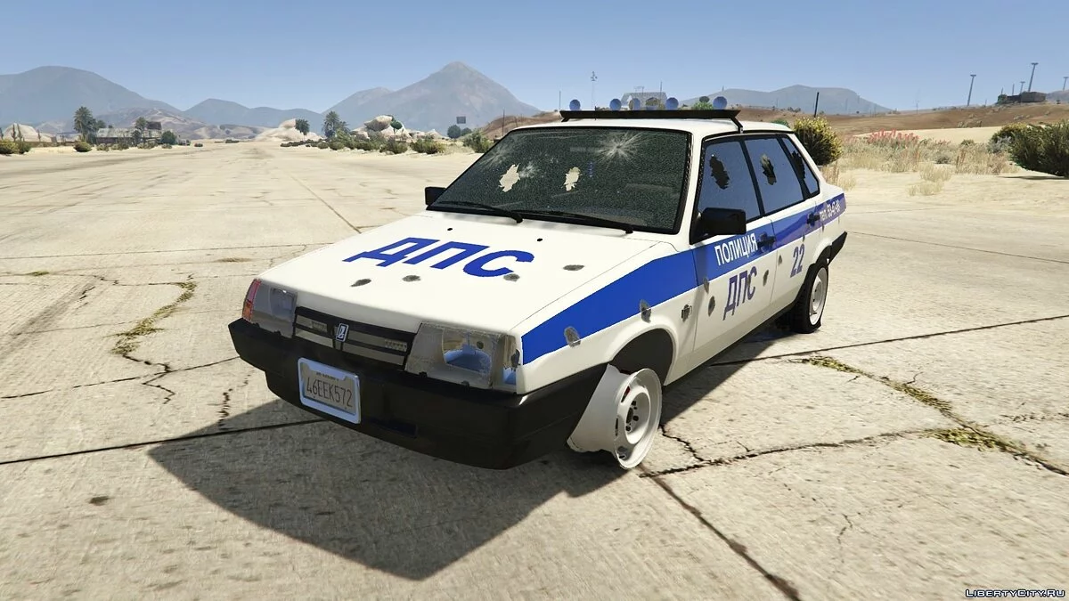 ВАЗ LADA Samara 21093i-21099i Полиция [Add-On | Extras] 1.0 / GTA 5