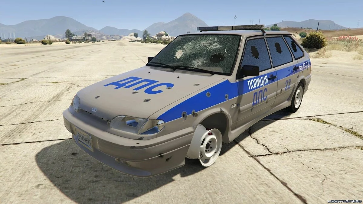 Ваз-2114-2115 Полиция ДПС [Add-On | Extras] 1.0 / GTA 5