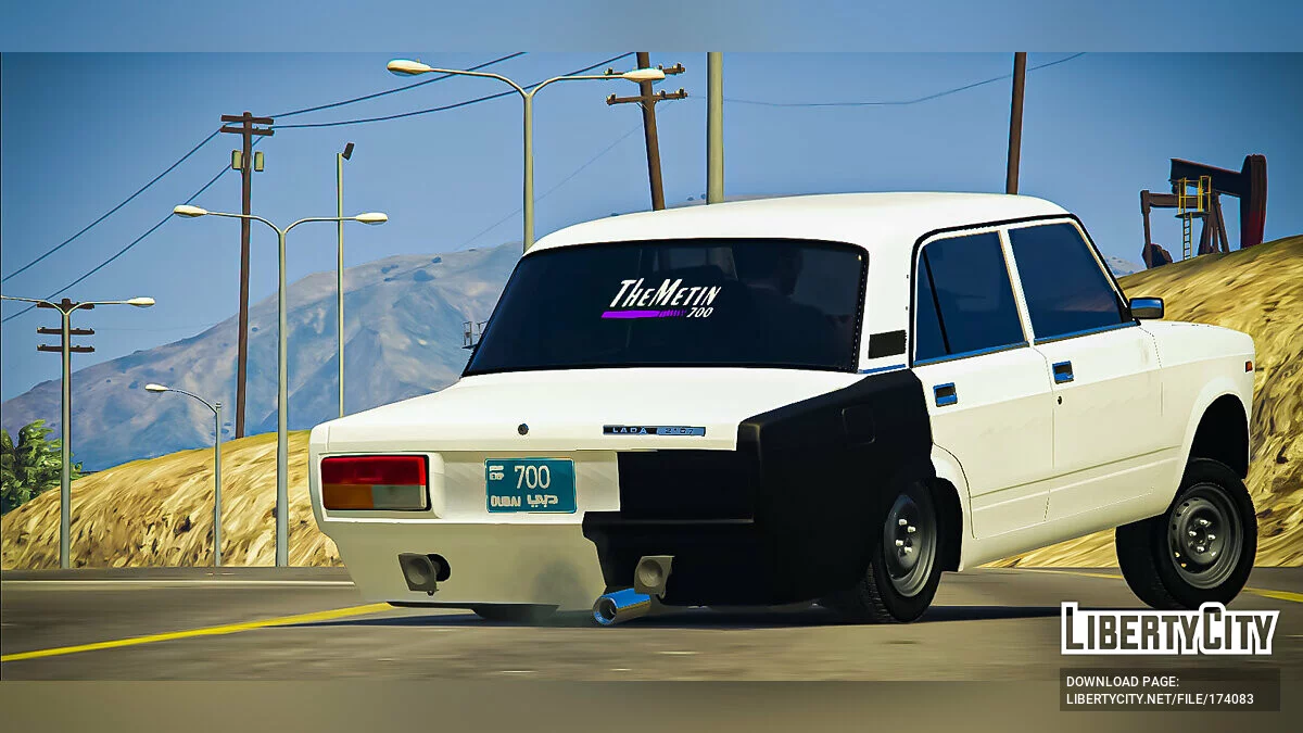 ВАЗ 2107 Hooligan Style [Add-On / Replace | Tuning+ | Realistic Driving] 1.0 / GTA 5