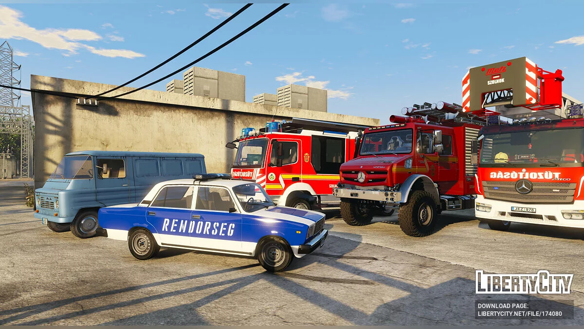 ВАЗ LADA 2105-2107 Old Hungarian Police 1.0 / GTA 5