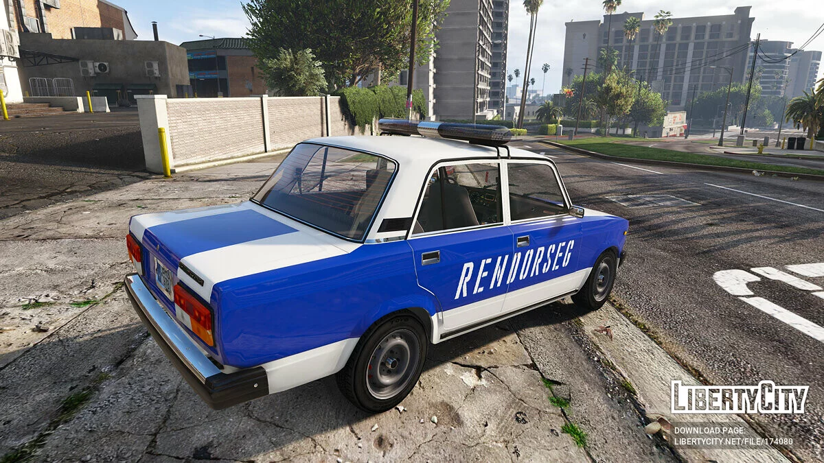 ВАЗ LADA 2105-2107 Old Hungarian Police 1.0 / GTA 5