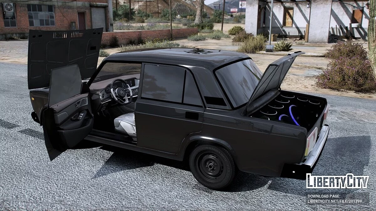 ВАЗ 2107 W222 / GTA 5