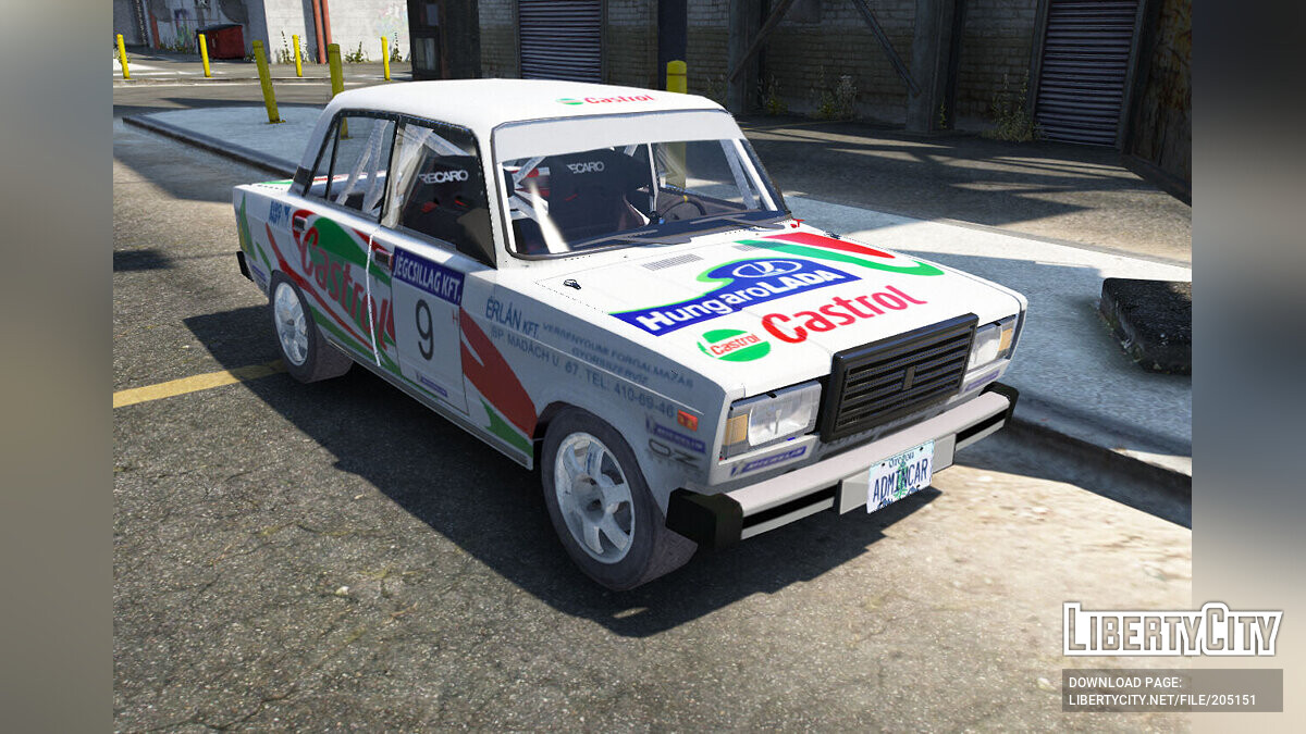 Скачать Lada 21074 1.6 Rally Car v1.1 для GTA 5