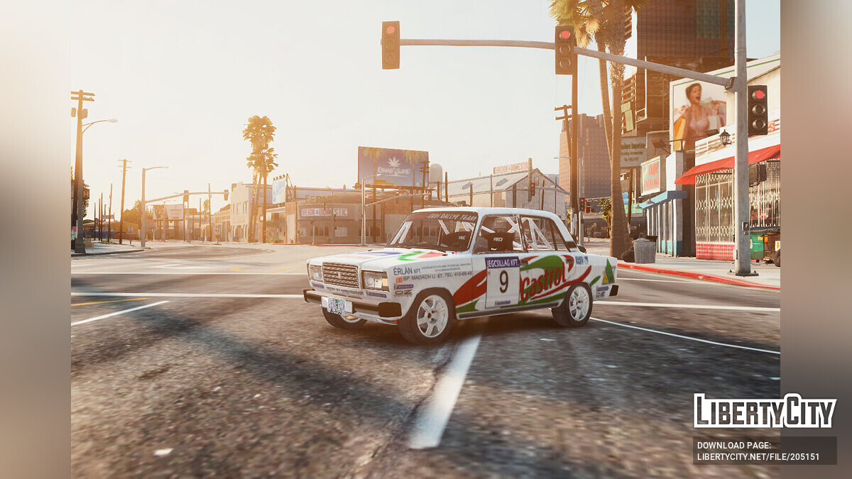 Скачать Lada 21074 1.6 Rally Car v1.1 для GTA 5