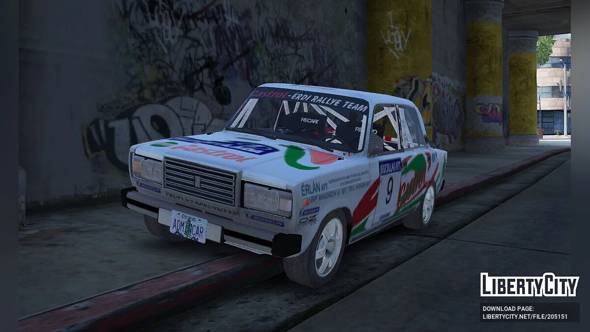 Lada 21074 1.6 Rally Car  v1.1 / GTA 5