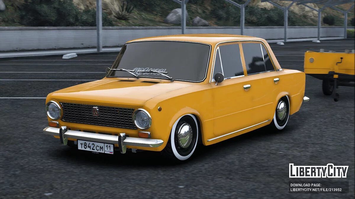 1972 LADA 2101 «Classic» [Add-On | Car + Trailer | Plates | Extras | Livery | Template] / GTA 5