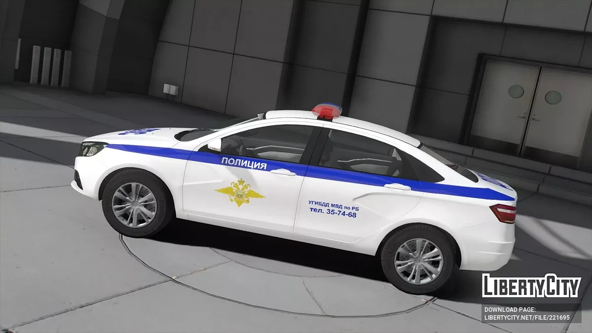 Lada Vesta ДПС / GTA 5