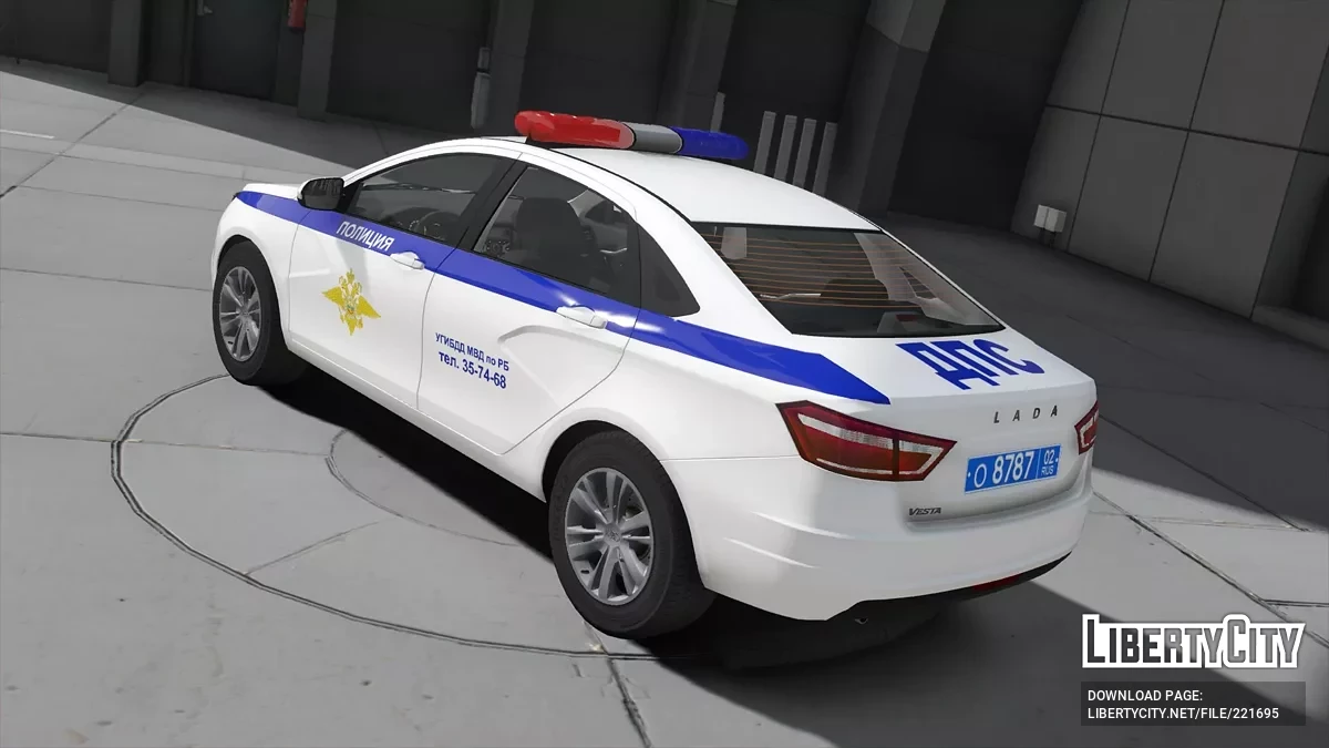 Lada Vesta ДПС / GTA 5