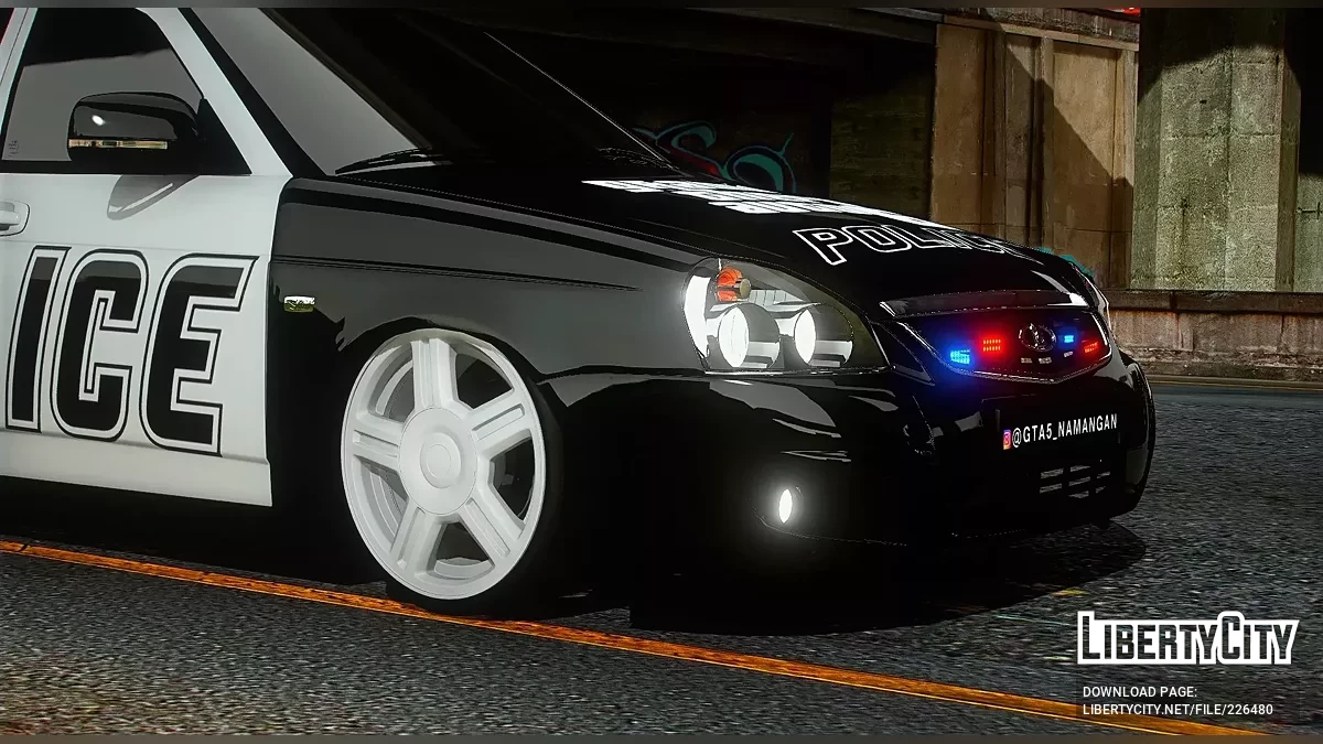 Lada Priora Police - Humoyun Edition / GTA 5