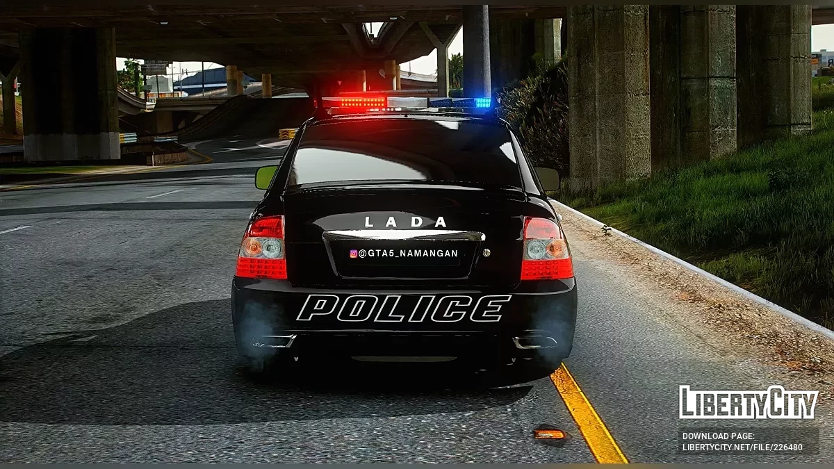 Lada Priora Police - Humoyun Edition / GTA 5