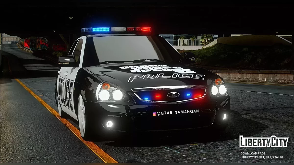 Lada Priora Police - Humoyun Edition / GTA 5