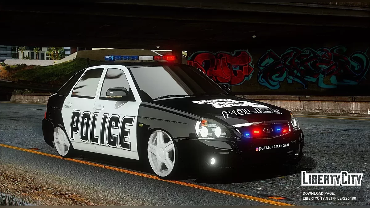 Lada Priora Police - Humoyun Edition / GTA 5