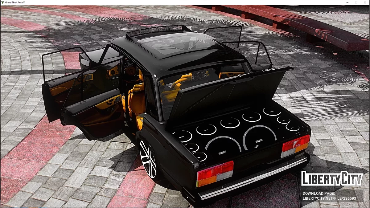 VAZ 2107 & W222 - Индивидуальный интерьер [Add-On] / GTA 5