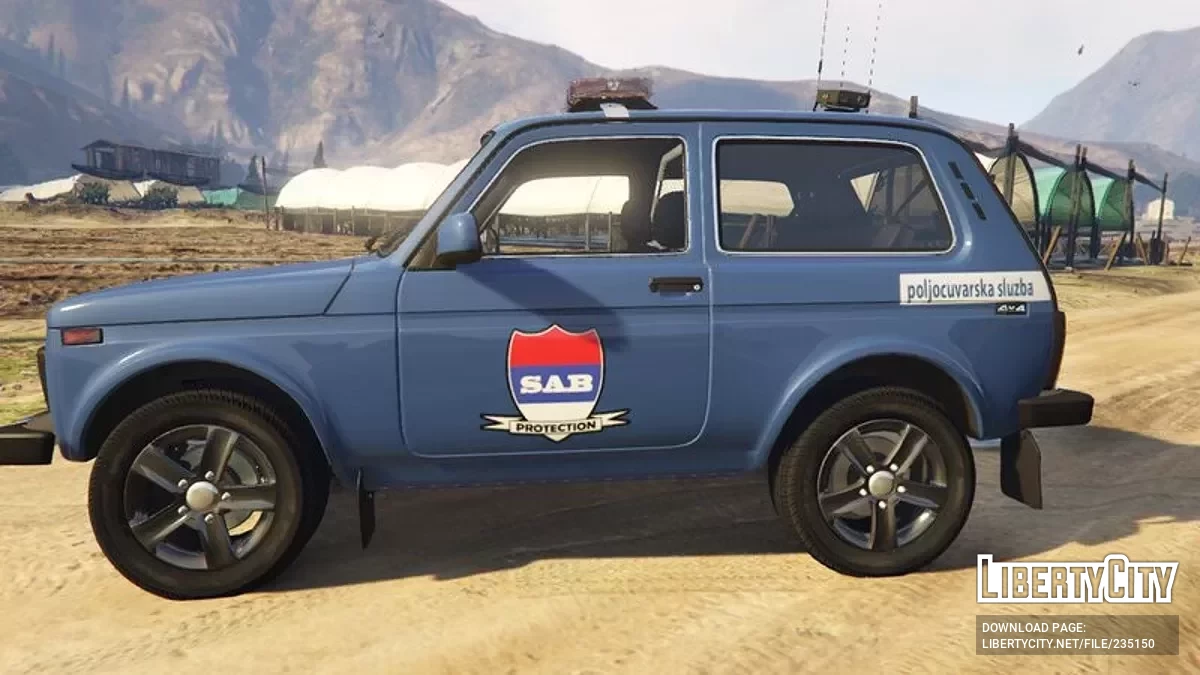 Lada Niva — Poljočuvar Starčevo (Serbian Farm Security) [Replace | ELS] / GTA 5