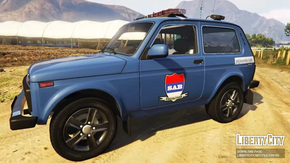Lada Niva — Poljočuvar Starčevo (Serbian Farm Security) [Replace | ELS] / GTA 5