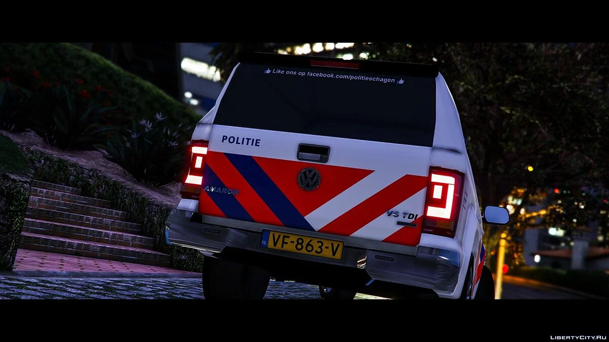 Volkswagen Amarok Dutch Police [ELS] 1.0 / GTA 5