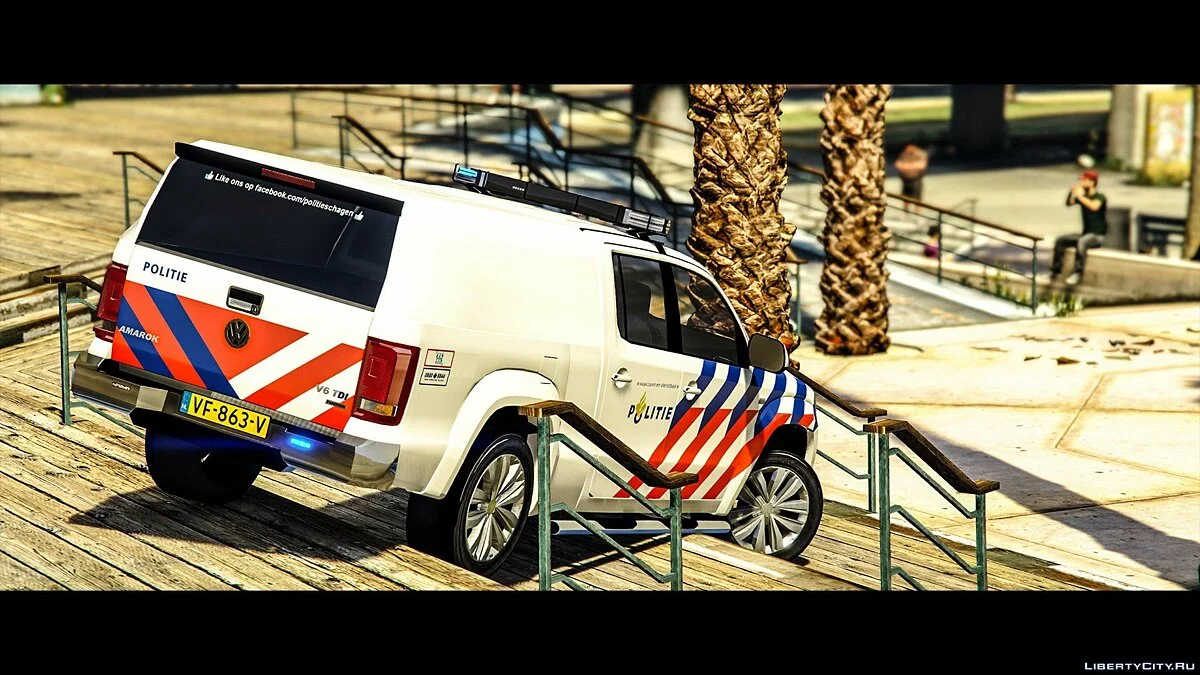Volkswagen Amarok Dutch Police [ELS] 1.0 / GTA 5