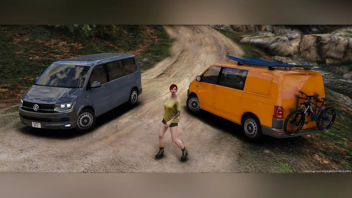 Volkswagen t6 with extra's 0.1 / GTA 5