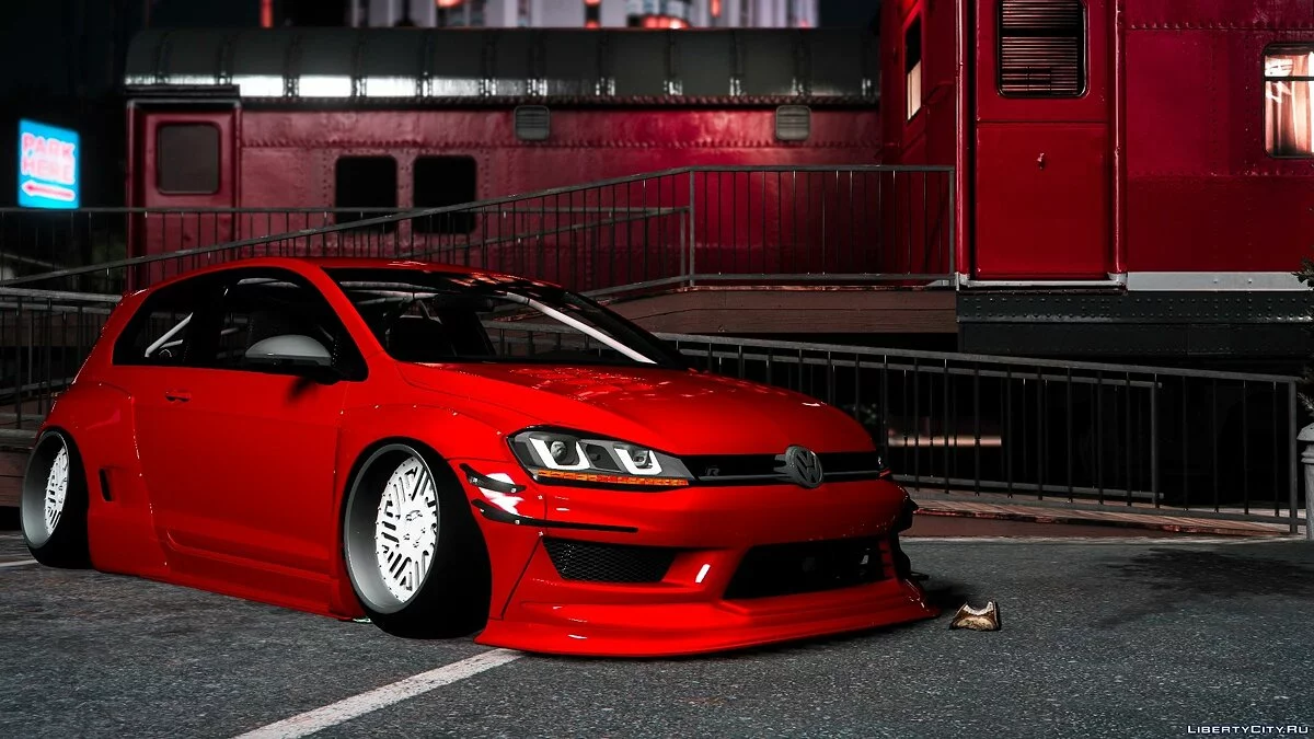 Pandem Volkswagen Golf R Mk7 [Add-on] [Liveries+Template] 0.1 / GTA 5