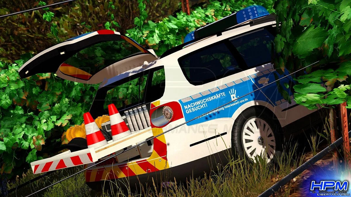 VW Passat B6 Variant Polizei RLP [AddOn | Replace | ELS] V1.0 / GTA 5