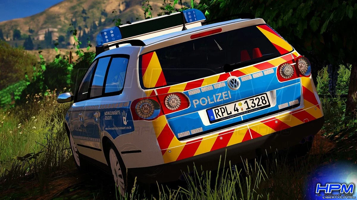 VW Passat B6 Variant Polizei RLP [AddOn | Replace | ELS] V1.0 / GTA 5