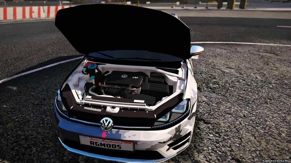 Volkswagen Golf R Dark Nifty Cap [Replace] / GTA 5