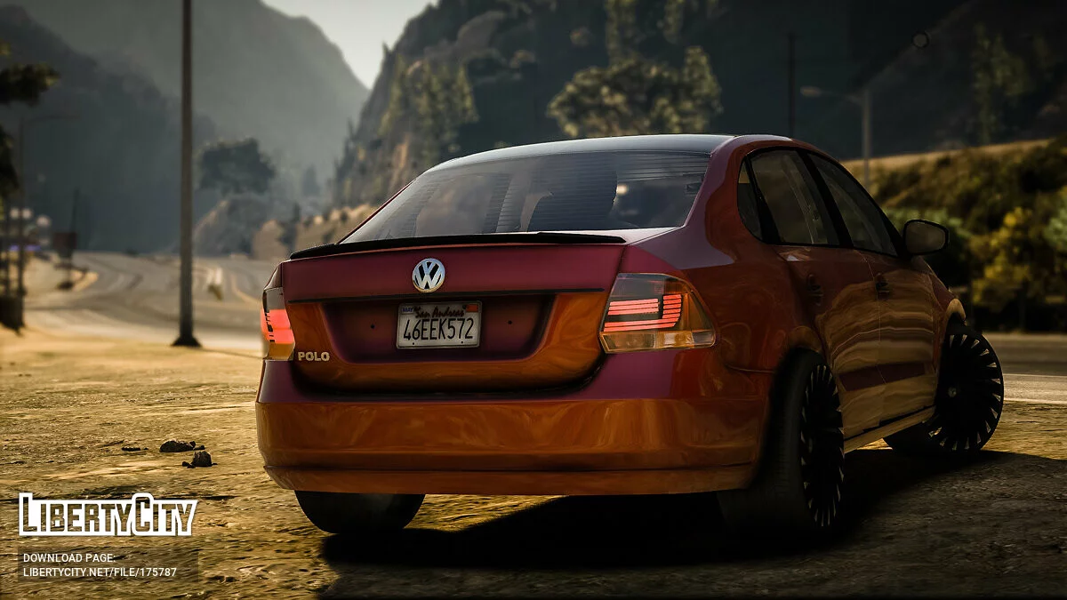Volkswagen Vento Polo Sedan модифицированный / GTA 5