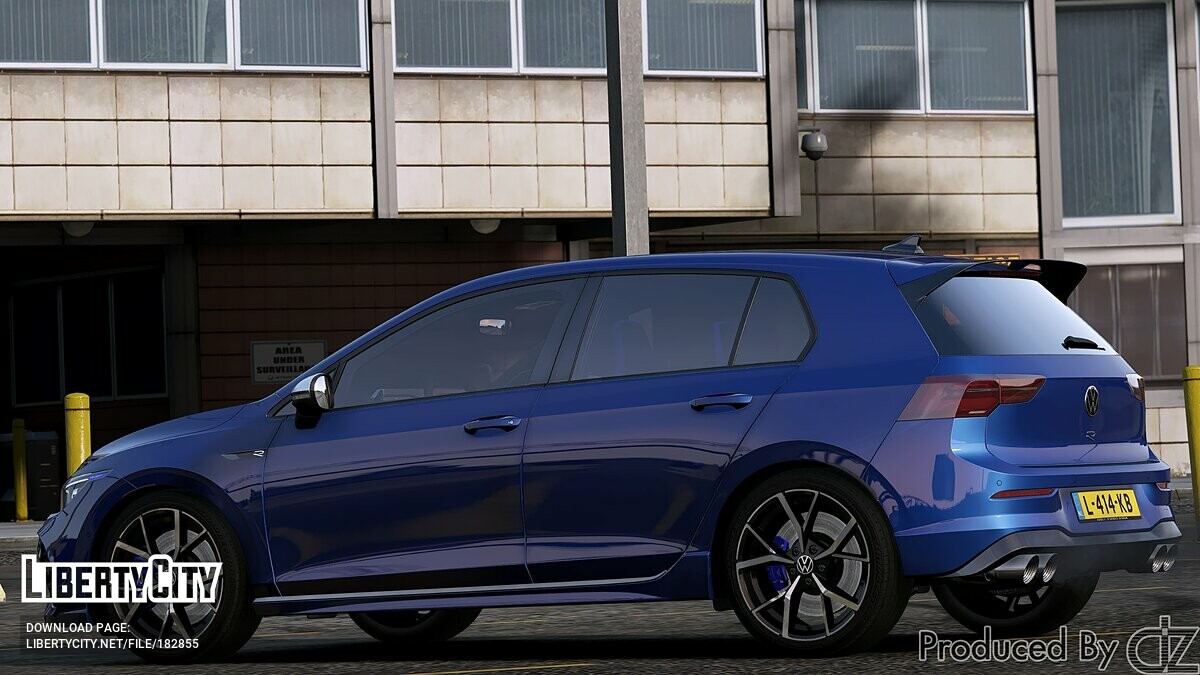 Скачать Volkswagen Golf R 2022 для GTA 5