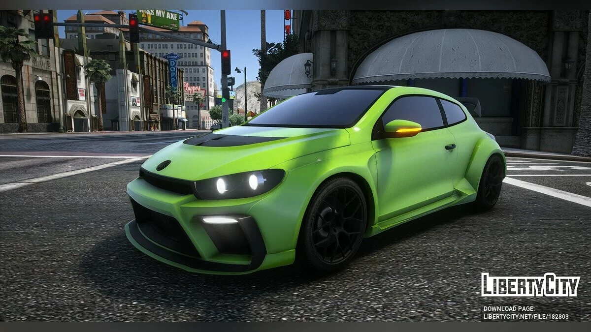 Volkswagen Scirocco R WideBody Aspec / GTA 5