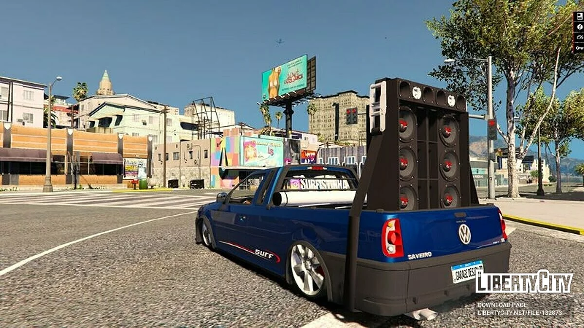 VW Saveiro G4 Surf (Surfistinha Do Duduuy) [Add-On] / GTA 5