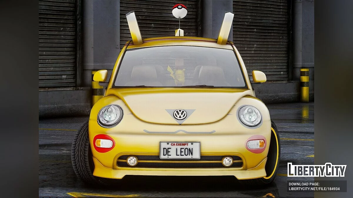 Volkswagen Beetle Pikachu / GTA 5
