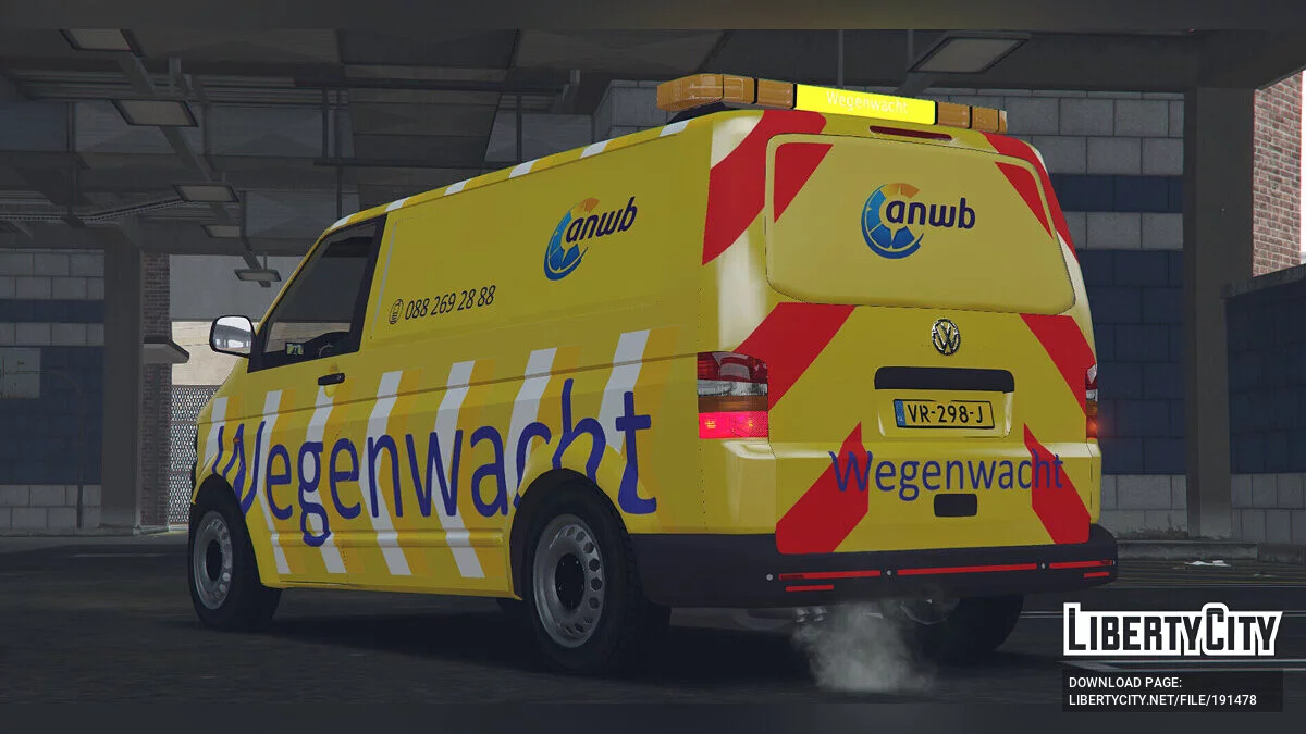 Volkswagen T5 ANWB [ELS] [REFLECTIVE] / GTA 5