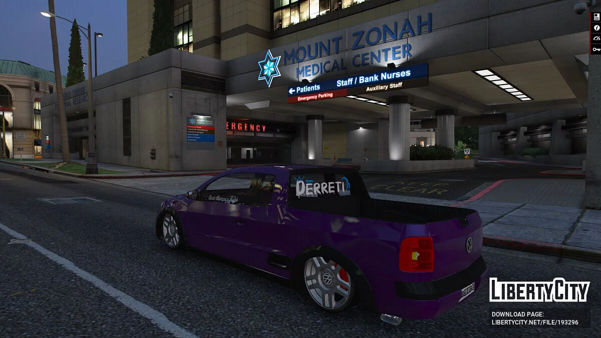Volkswagen Saveiro g6 na fixa / GTA 5