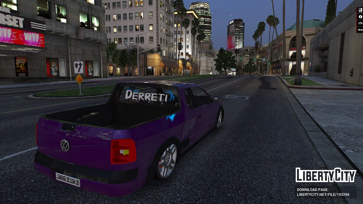 Volkswagen Saveiro g6 na fixa / GTA 5