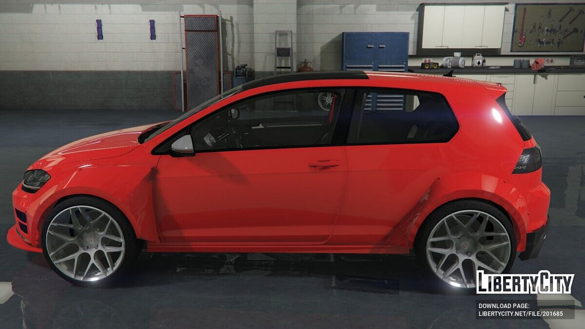 Скачать Volkswagen Golf 7 R для GTA 5