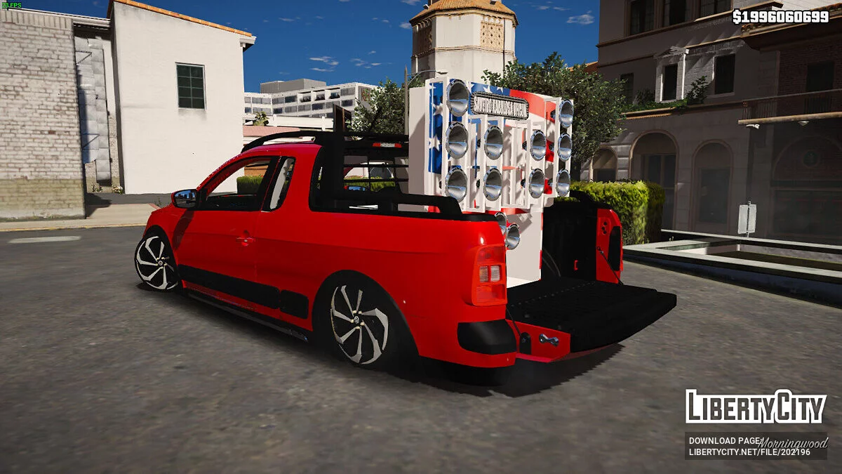 Volkswagen Saveiro G6 Cross Com Som v1.0 / GTA 5