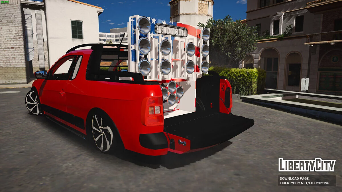 Volkswagen Saveiro G6 Cross Com Som v1.0 / GTA 5