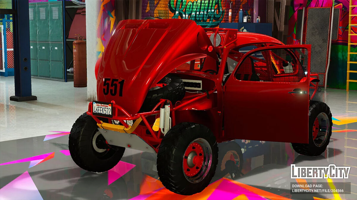 1969 Volkswagen Class 5 /1600 Baja Bug v1.0a / GTA 5