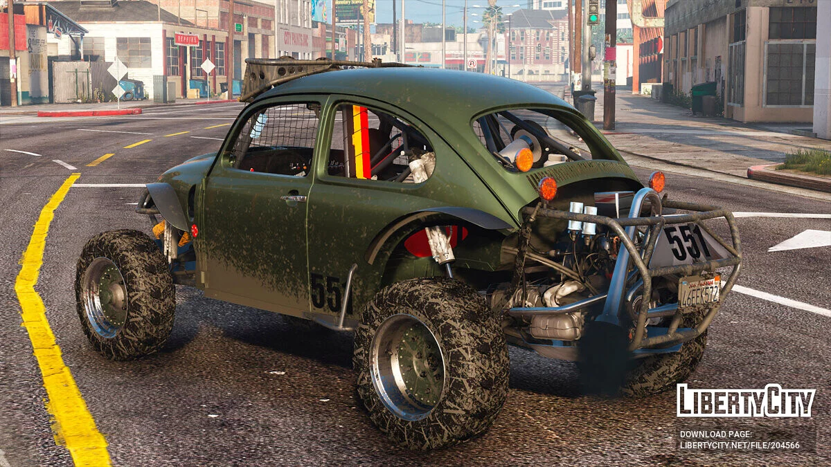 1969 Volkswagen Class 5 /1600 Baja Bug v1.0a / GTA 5