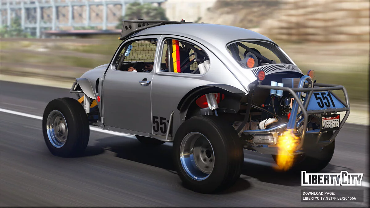 1969 Volkswagen Class 5 /1600 Baja Bug v1.0a / GTA 5