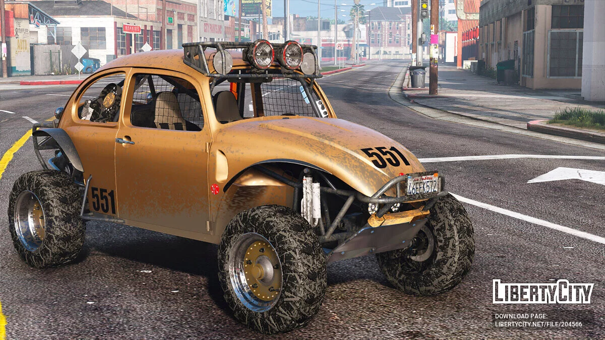 1969 Volkswagen Class 5 /1600 Baja Bug v1.0a / GTA 5