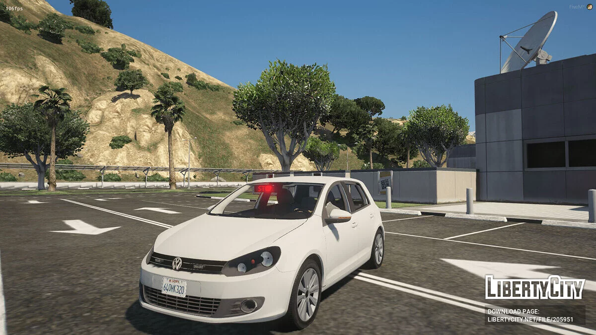 Volkswagen Golf 5 Unmarked Dutch v1.0 / GTA 5